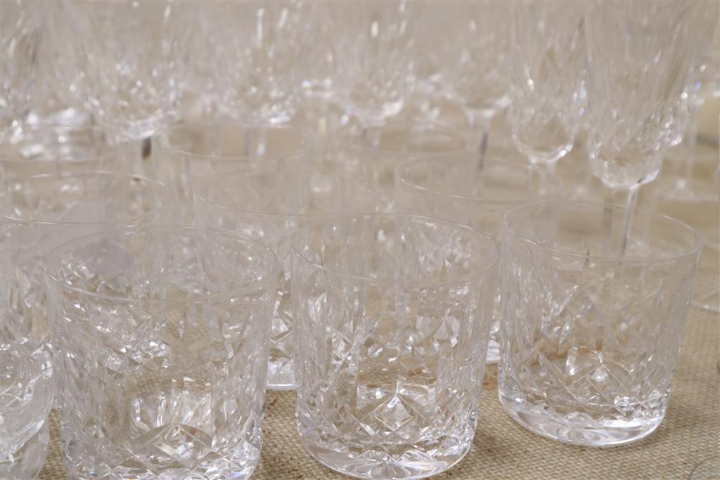 A part suite of Waterford table glassware